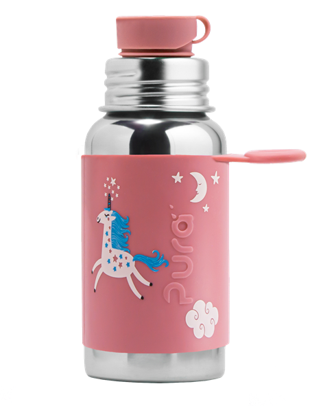 Purakiki 500ml Unicorn Einhorn rose