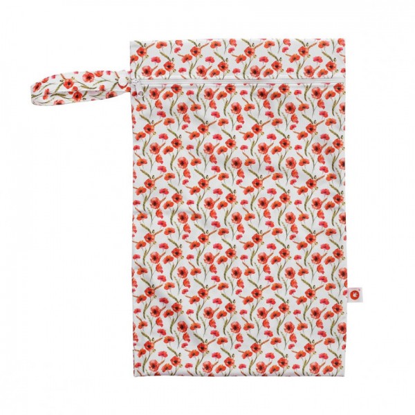 xkko Wetbag Red Poppies medium