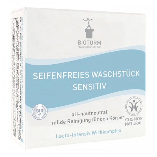 Bioturm Seifenfreies Waschstück sensitiv 100g