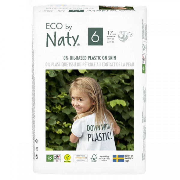 Eco by Naty Windeln Gr. 6 (16+kg)