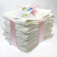 Blümchen Saugeinlagen Frottee Bambus/Baumwolle (10 Stk.) Blümchen Saugeinlagen Frottee Bambus/Baumwolle (10 Stk.)