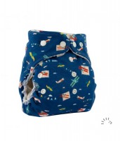 Popolini Snap 2 Fit Überhose Dark Blue Planes Popolini Snap 2 Fit Überhose Dark Blue Planes