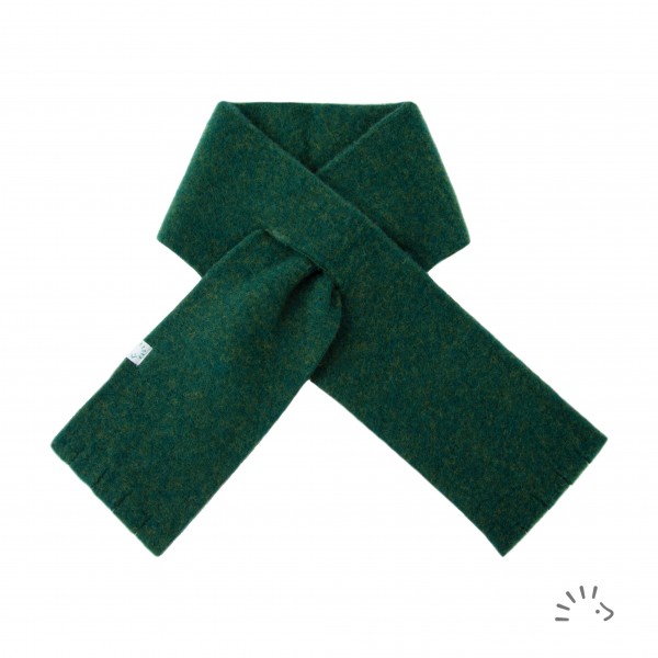 iobio Schal aus Wollfleece grün