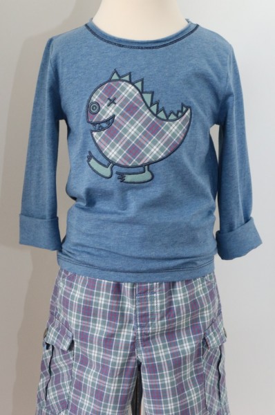 Enfant Terrible Langarm-Shirt mit Monsterapplikation Gr. 134/140