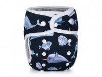 Bamboolik Höschenwindel StayDry Narwale Druckknopf Bamboolik Höschenwindel StayDry Narwale Druckknopf