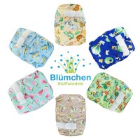 Blümchen Taschenwindeln Watercolor Klett Blümchen Taschenwindeln Watercolor Klett