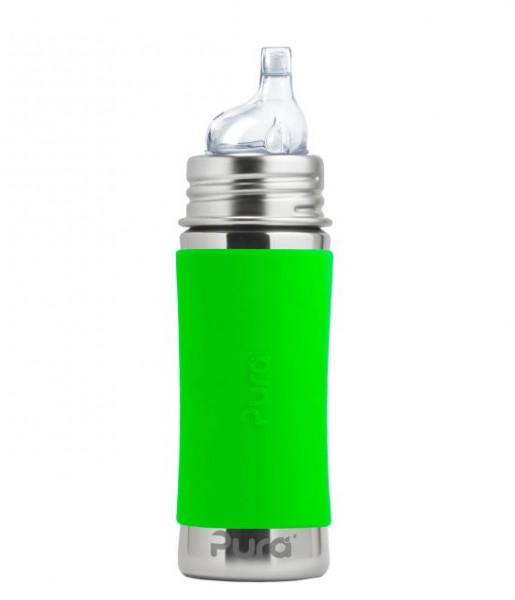 Purakiki Trinklernflasche 300ml green