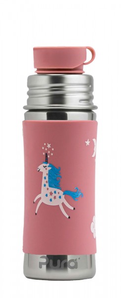 Purakiki Schulflasche Sportflasche Einhorn