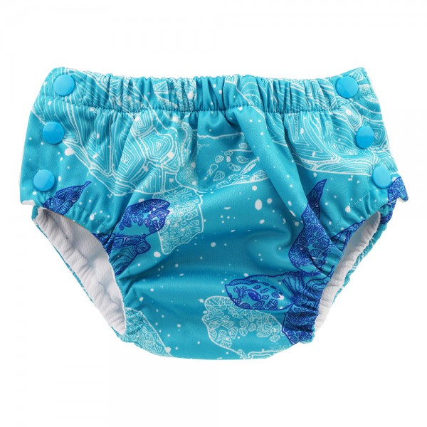 Blümchen Schwimmwindel Schildkröte