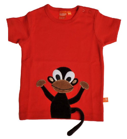 LipFish T-Shirt Red Monkey