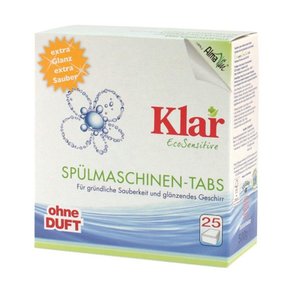 KLAR Spülmaschinentabs (25 Stk.)