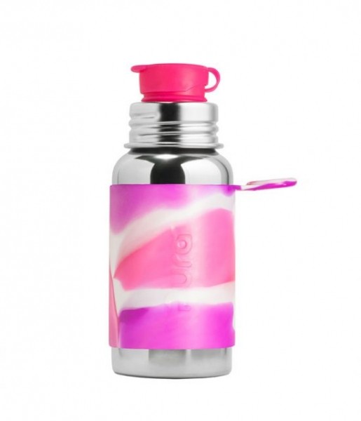 Purakiki Sportflasche 500ml pink swirl