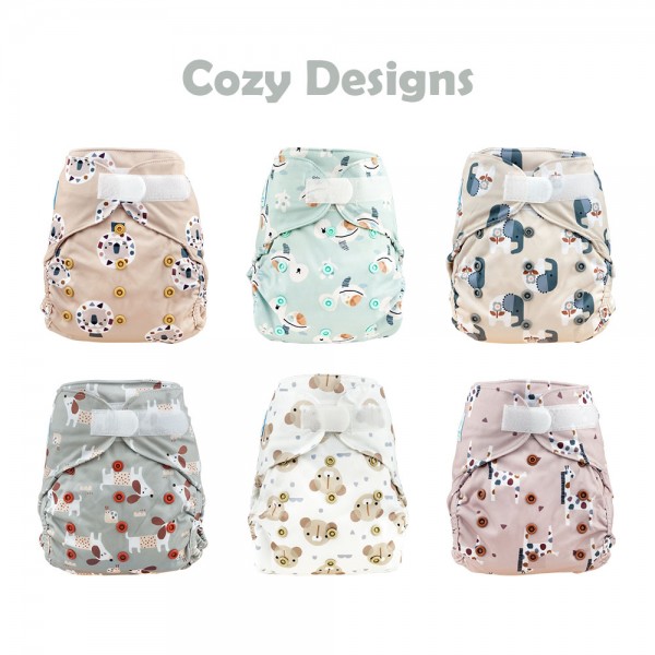 Blümchen Überhose Klett Cozy Designs