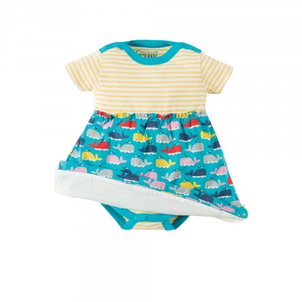 Frugi Body Dress "A Whale Of A Time"