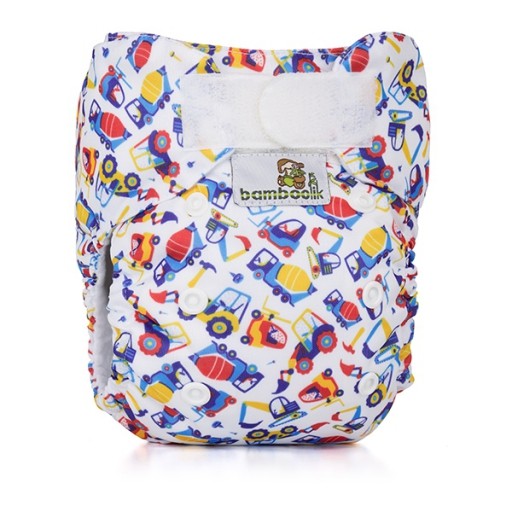 Bamboolik MiniMimi Pocketwindel Baustelle - RESTPOSTENABVERKAUF
