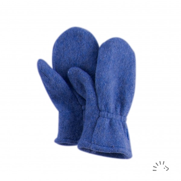 iobio Babyhandschuhe Wollfleece blau